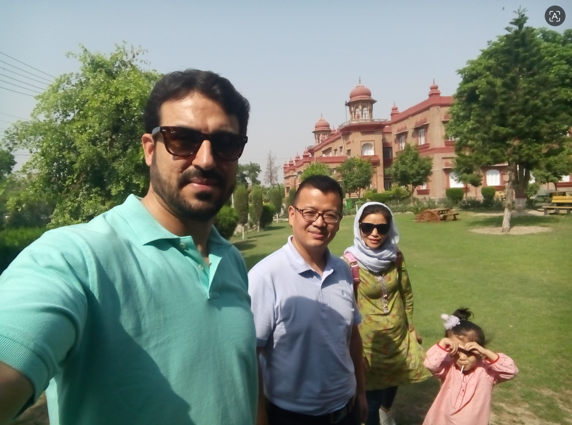 Chinese Family Visiting Peshawar Museum