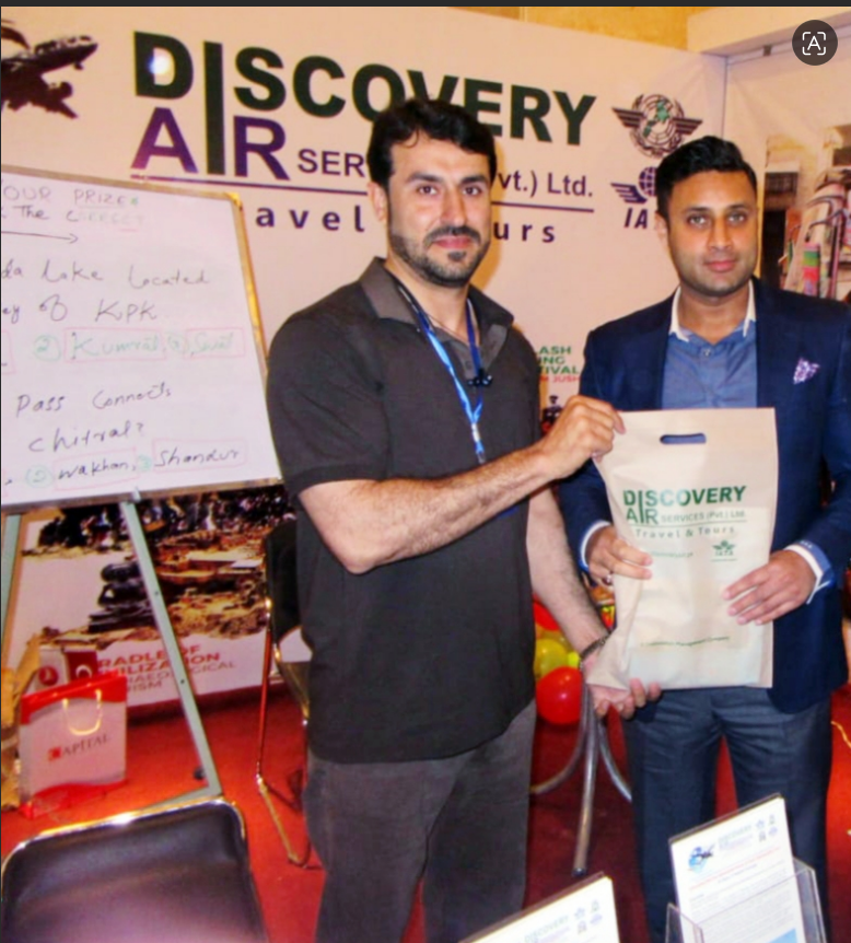 Zulfi Bukhari Visited Discovery Air Stall in Tourism Expo Islamabad